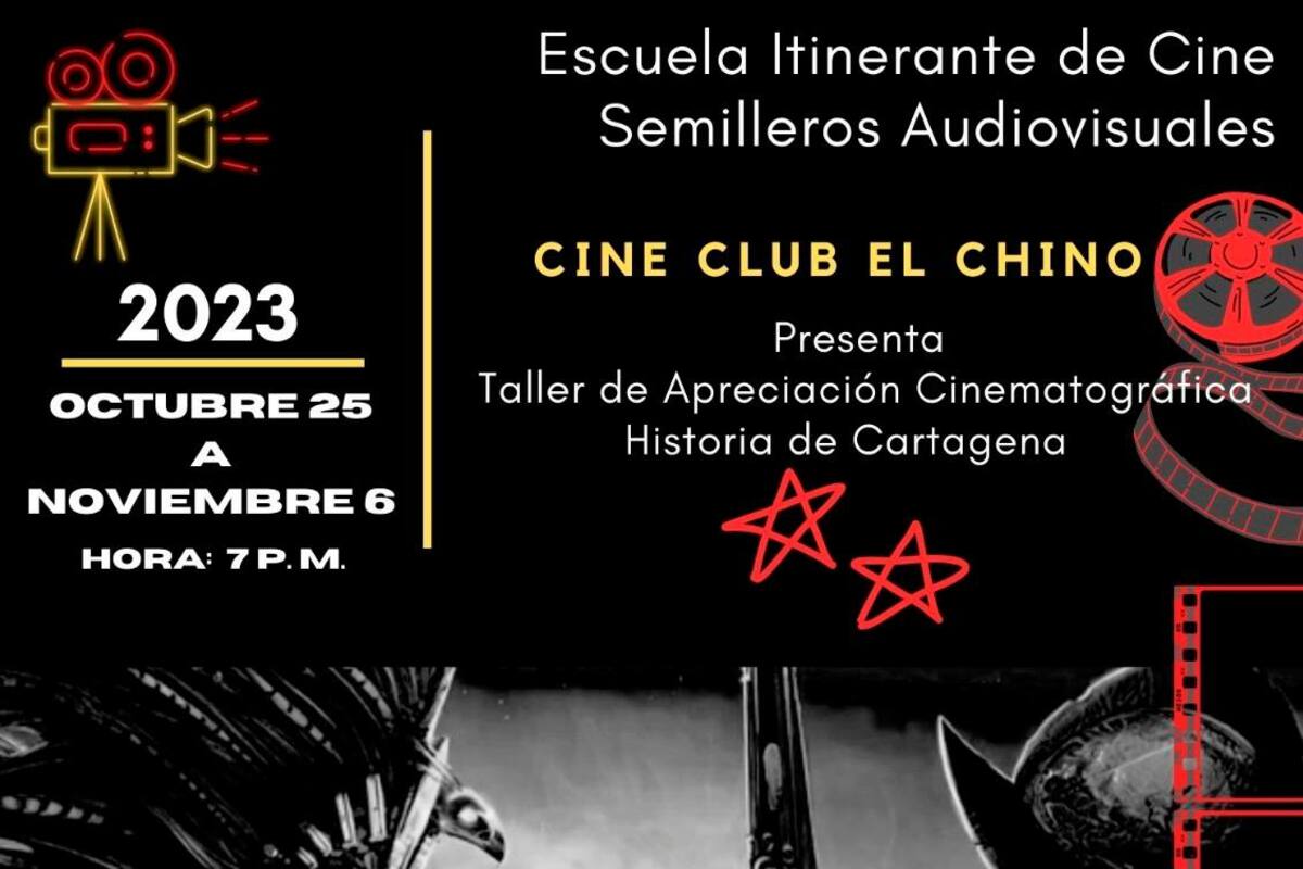 Taller de Apreciación Cinematográfica sobre Cartagena: esta es la agenda