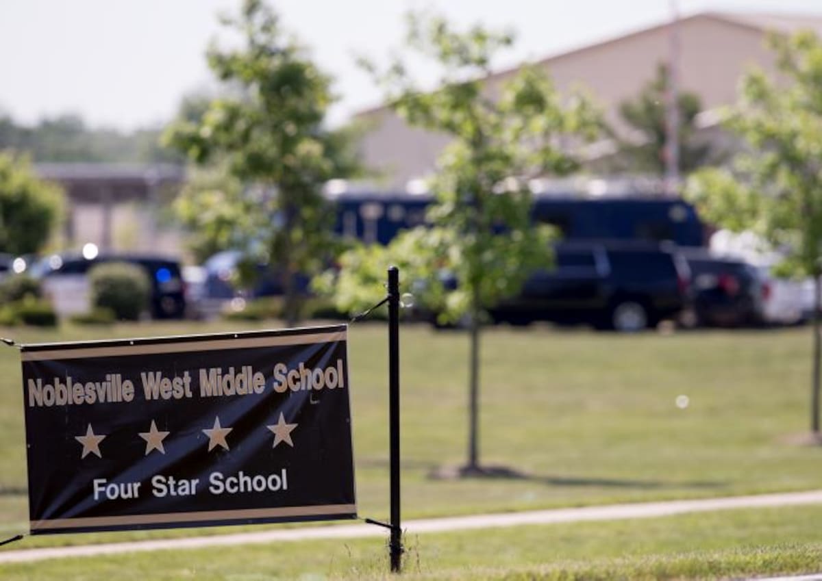 El ataque ocurrió a eso de las nueve de la mañana en la escuela Noblesville West, en un suburbio de Indianápolis. ap