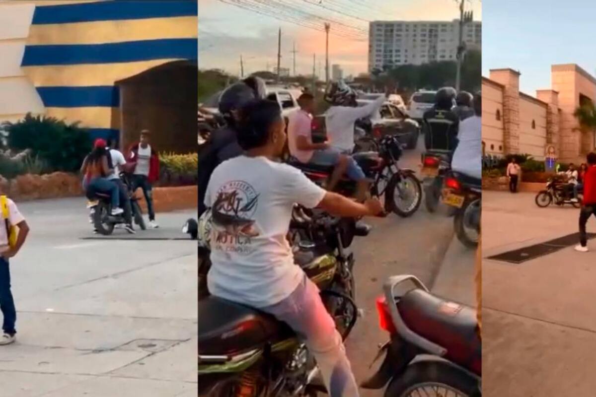 Supuestos ‘influencers’ armaron trancón por grabar una pelea fuera de motel