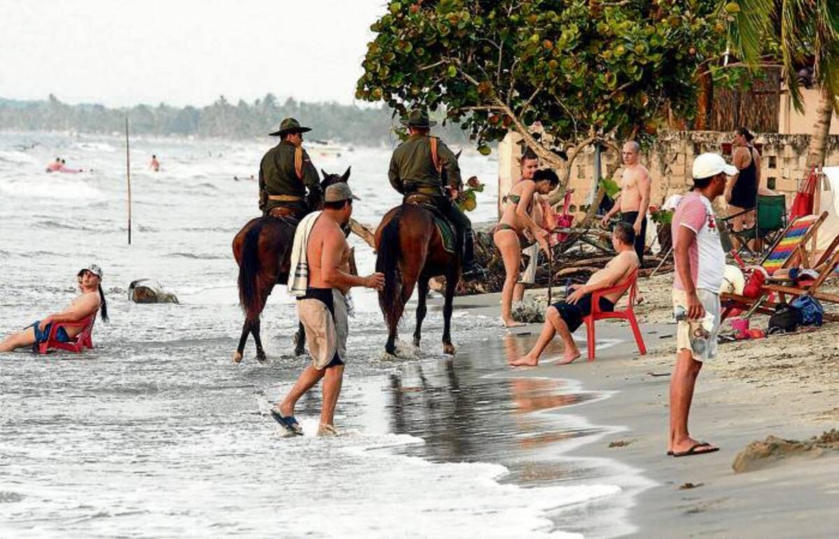 Las playas de El Francés son disfrutadas por muchos turistas del interior del país por su tranquilidad y hermoso paisaje. MANUEL SANTIAGO PÉREZ/EL UNIVERSAL/