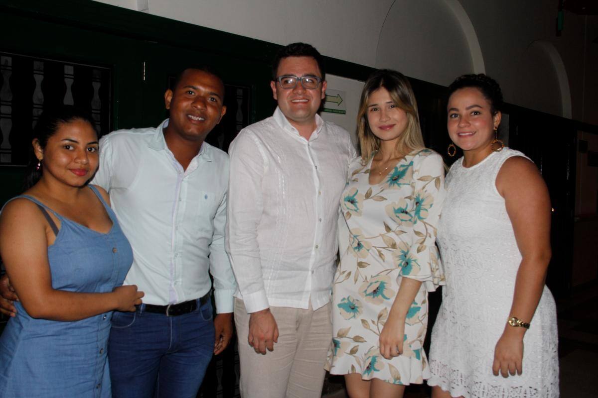 Gisel Godín, Oswaldo Ardila Cortes, Luis Felipe Guzmán, Paola Andrea Fonseca y Oneidali Ascanio. //Fotos: Zenia Valdelamar.