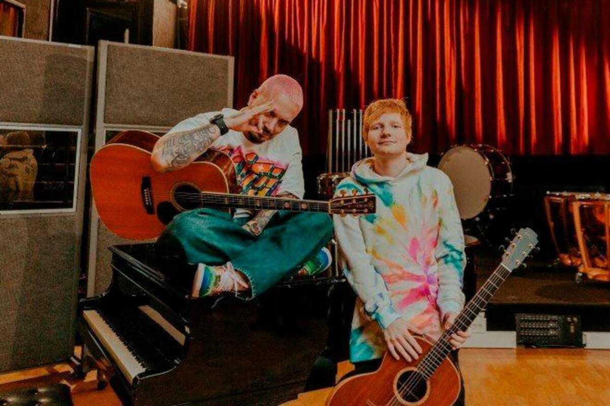 La impactante colaboración de J Balvin y Ed Sheeran