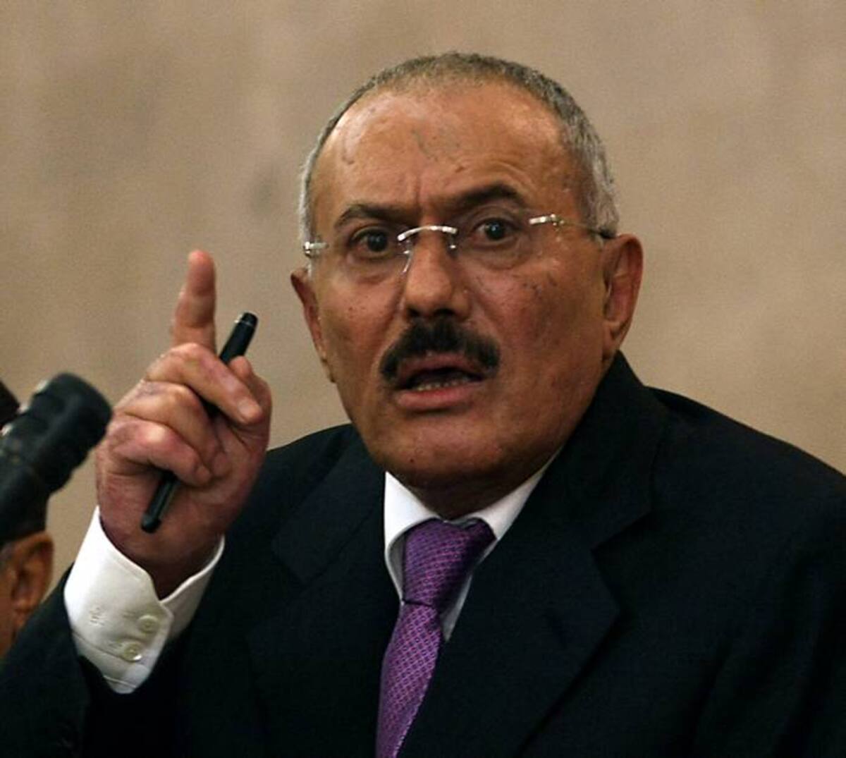 Alí Abdalá Saleh, presidente de Yemen. AFP MOHAMMED HUWAIS