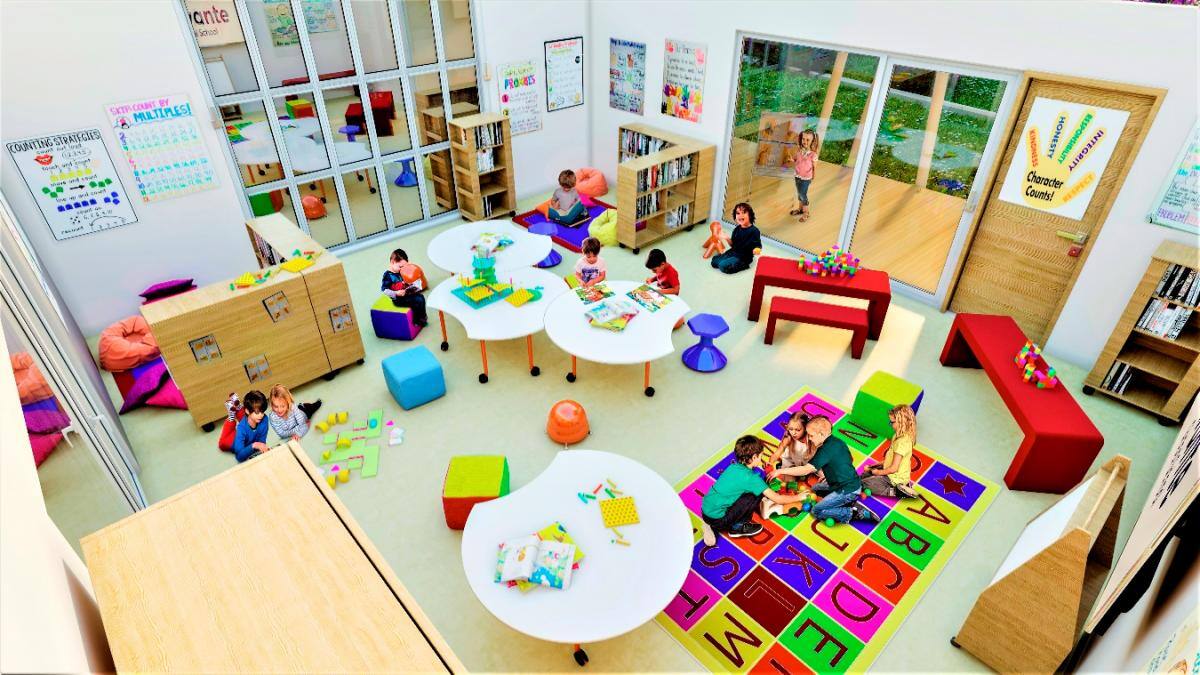 Así están proyectados los espacios del nuevo colegio de la Zona Norte.// Cortesía