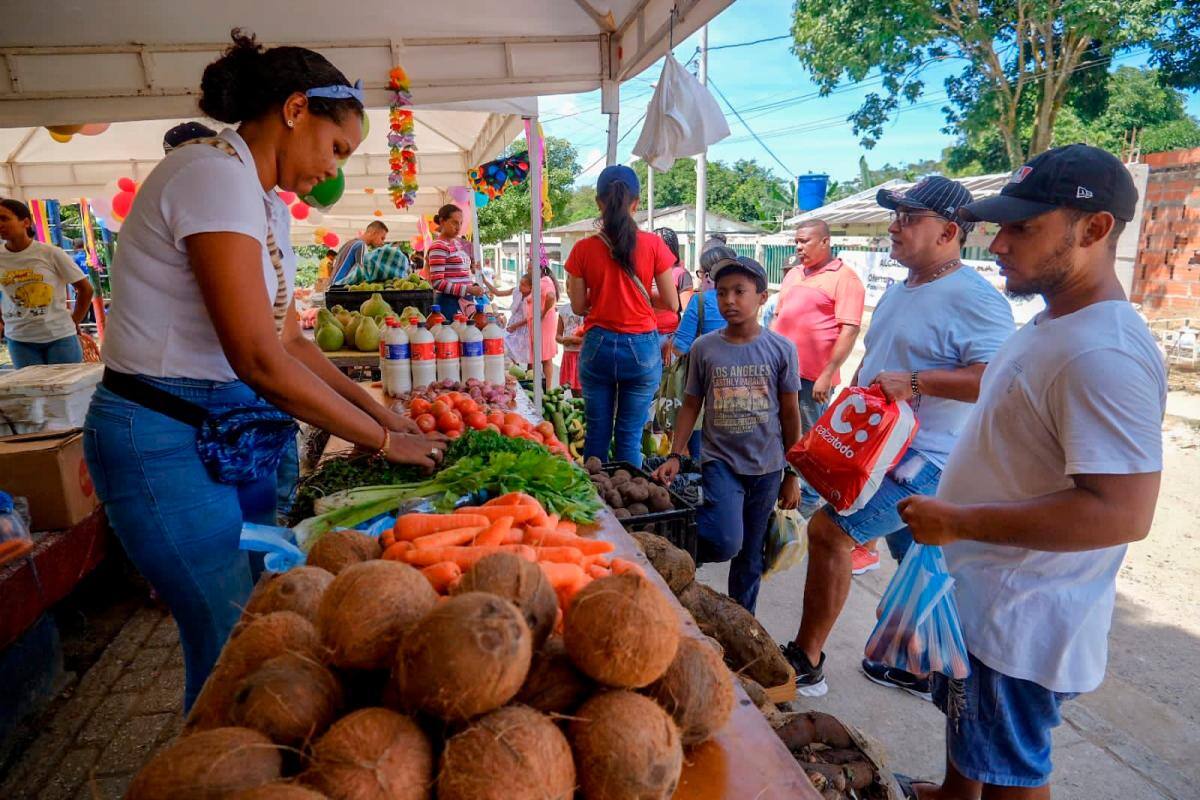 Así se benefician recicladores en mercados campesinos cada mes