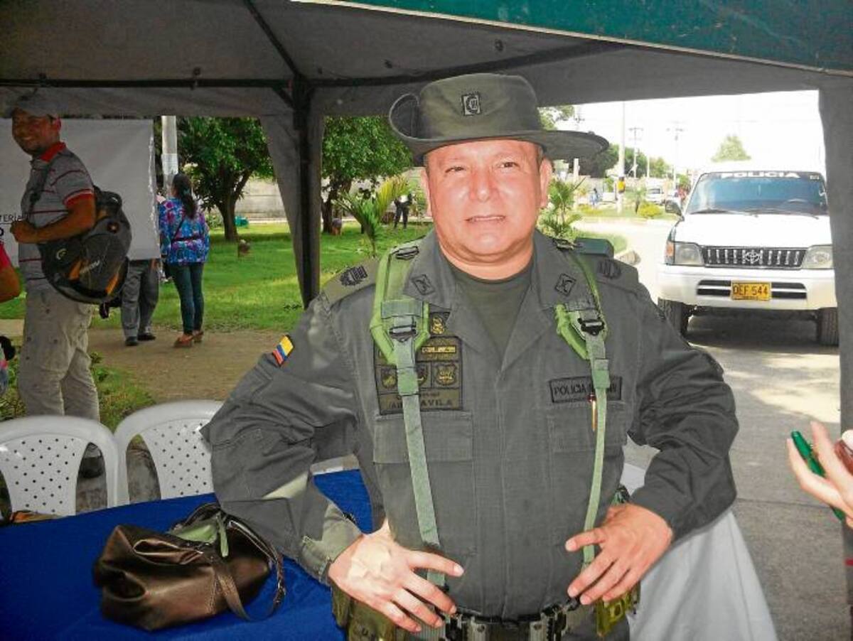 Jaime Ávila Ramírez, comandante de la Policía Córdoba.