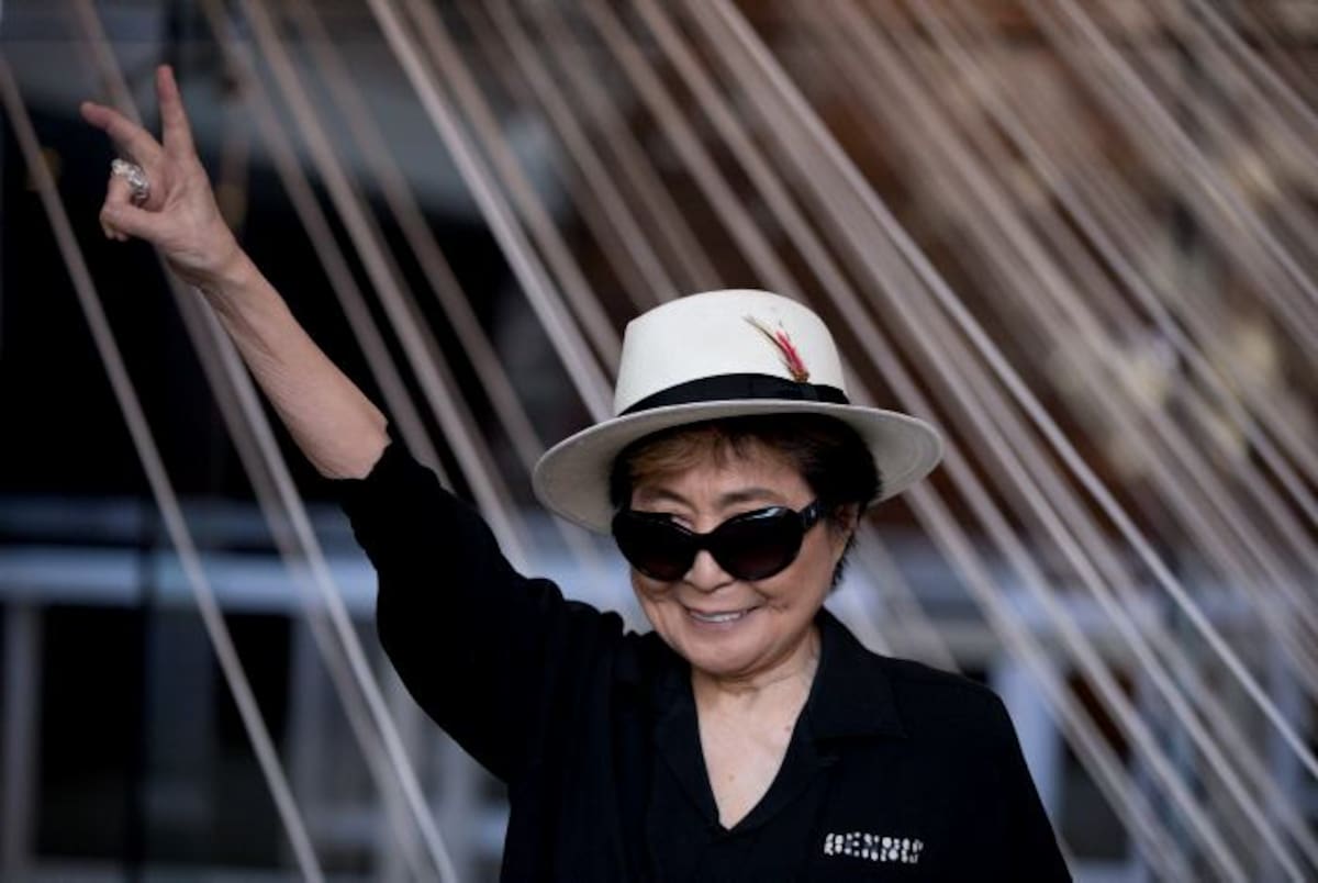 La cantante y artista japonesa Yoko Ono, viuda de John Lennon. AP