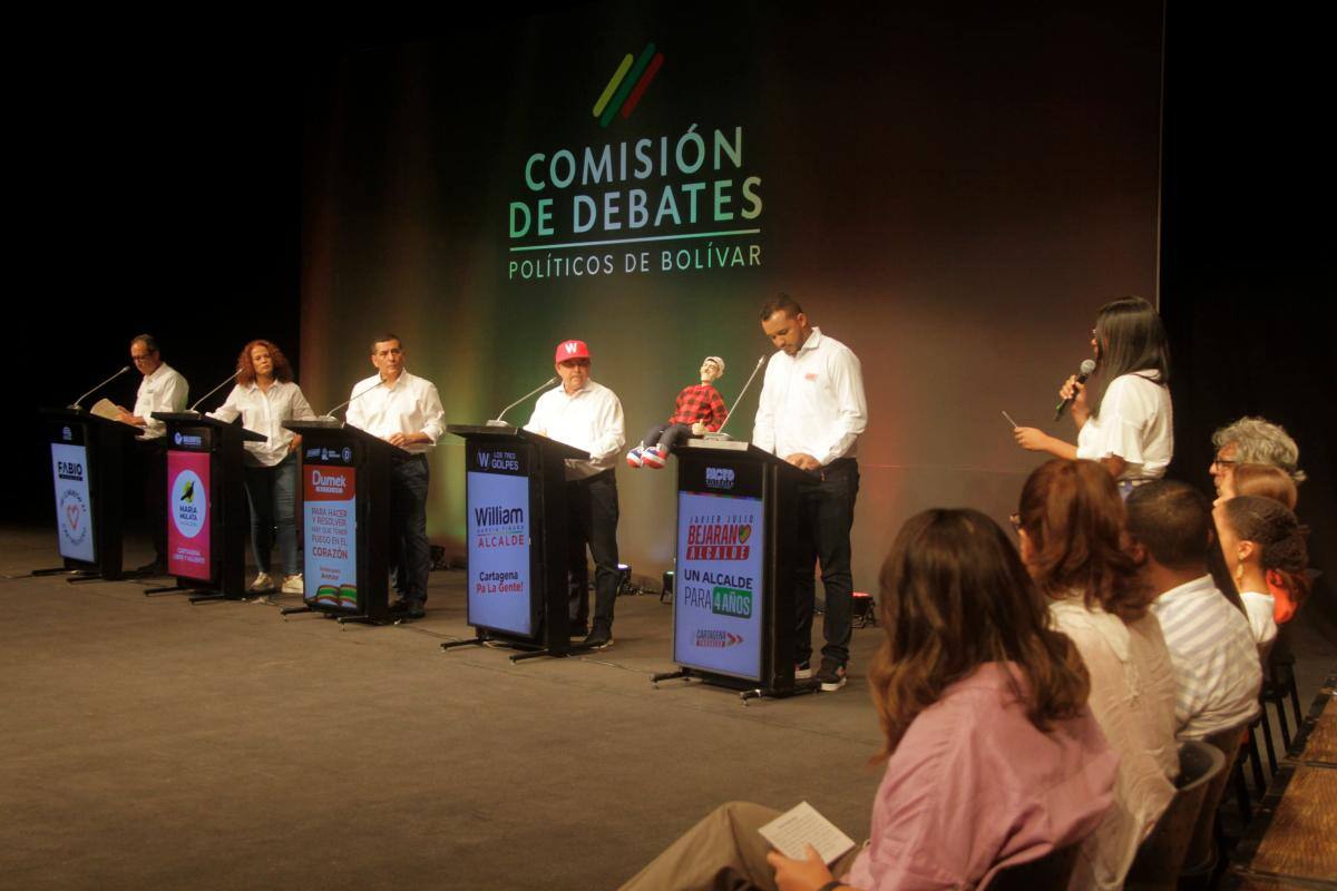 Así fue el gran debate de los candidatos a la Alcaldía de Cartagena