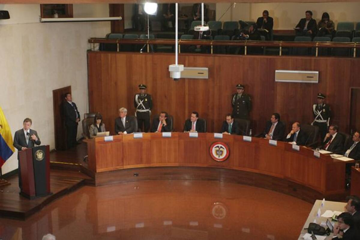 La Corte Constitucional decidió avalar el Marco Jurídico para la Paz. COLPRENSA