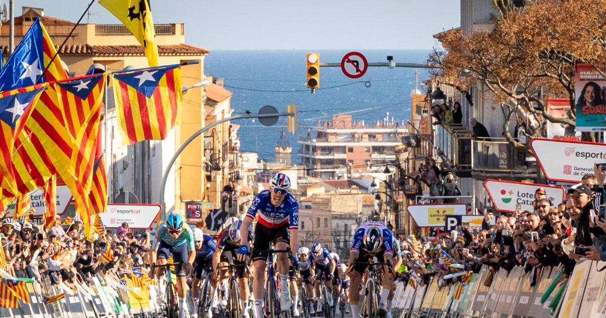Dorian Godon wins Stage 1 of the Volta a Catalunya 2026 after a vibrant finish