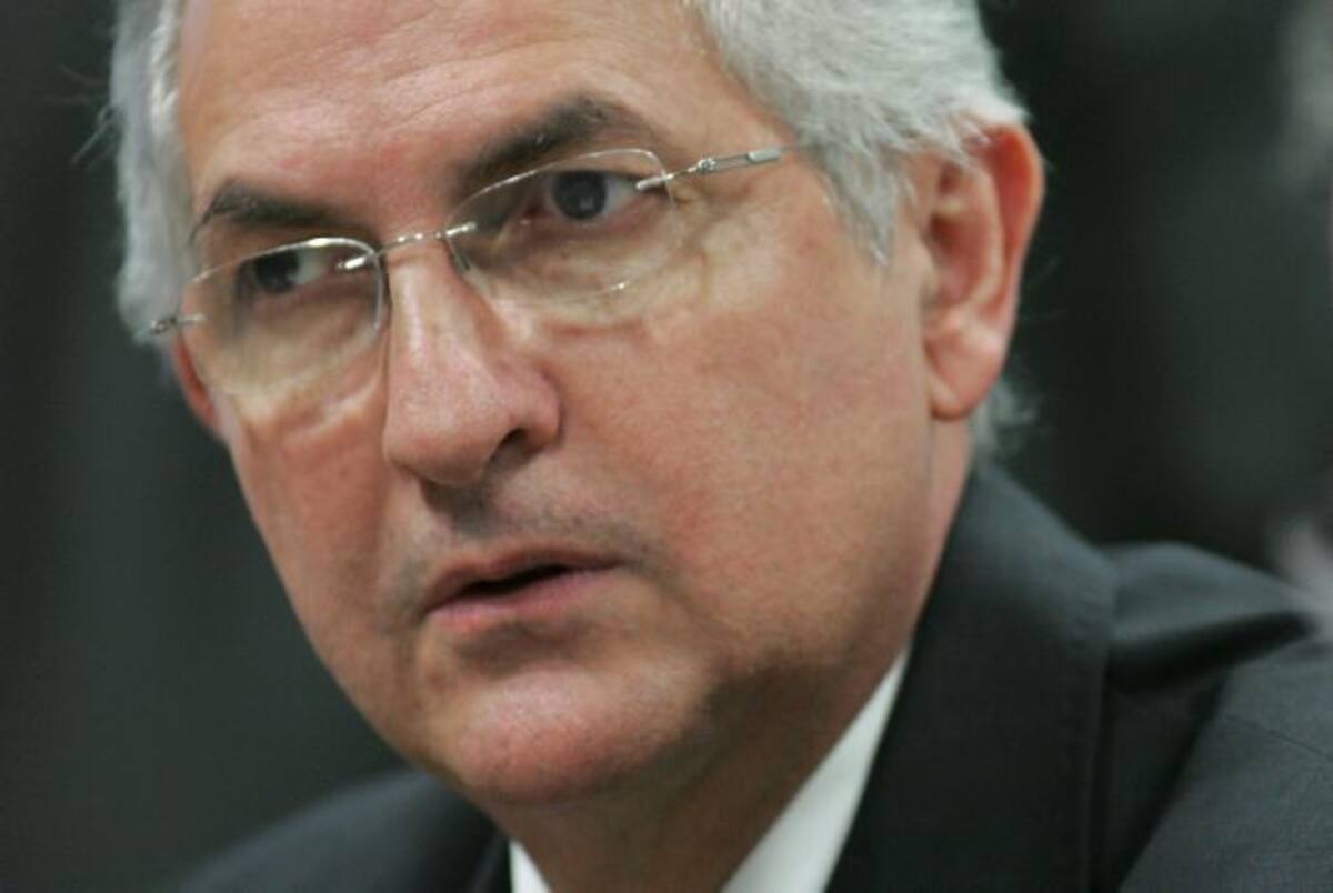 Antonio Ledezma, ex alcalde de Caracas que huyó de Venezuela. AP