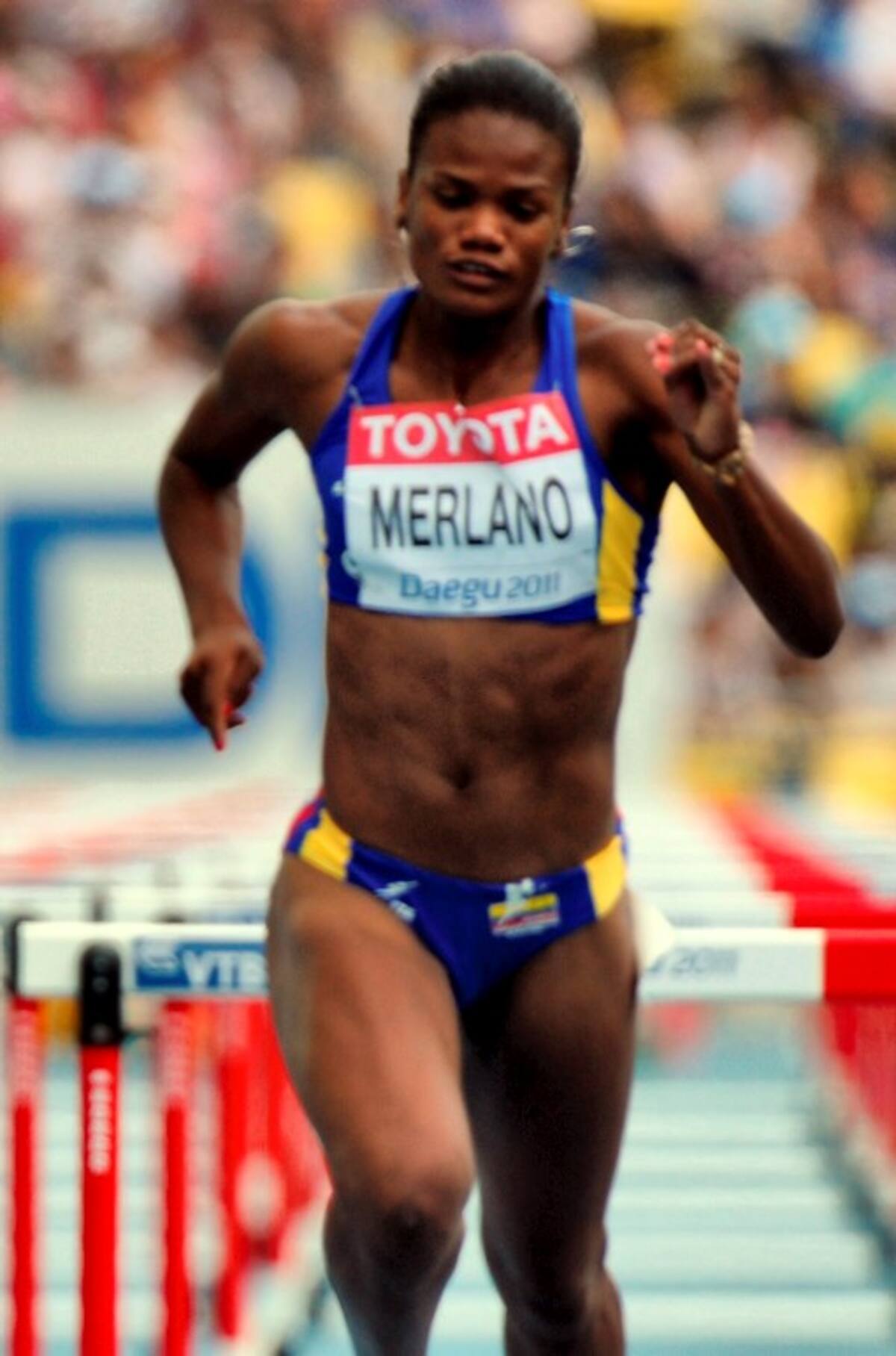 Brigitte Merlano, atleta colombiana.