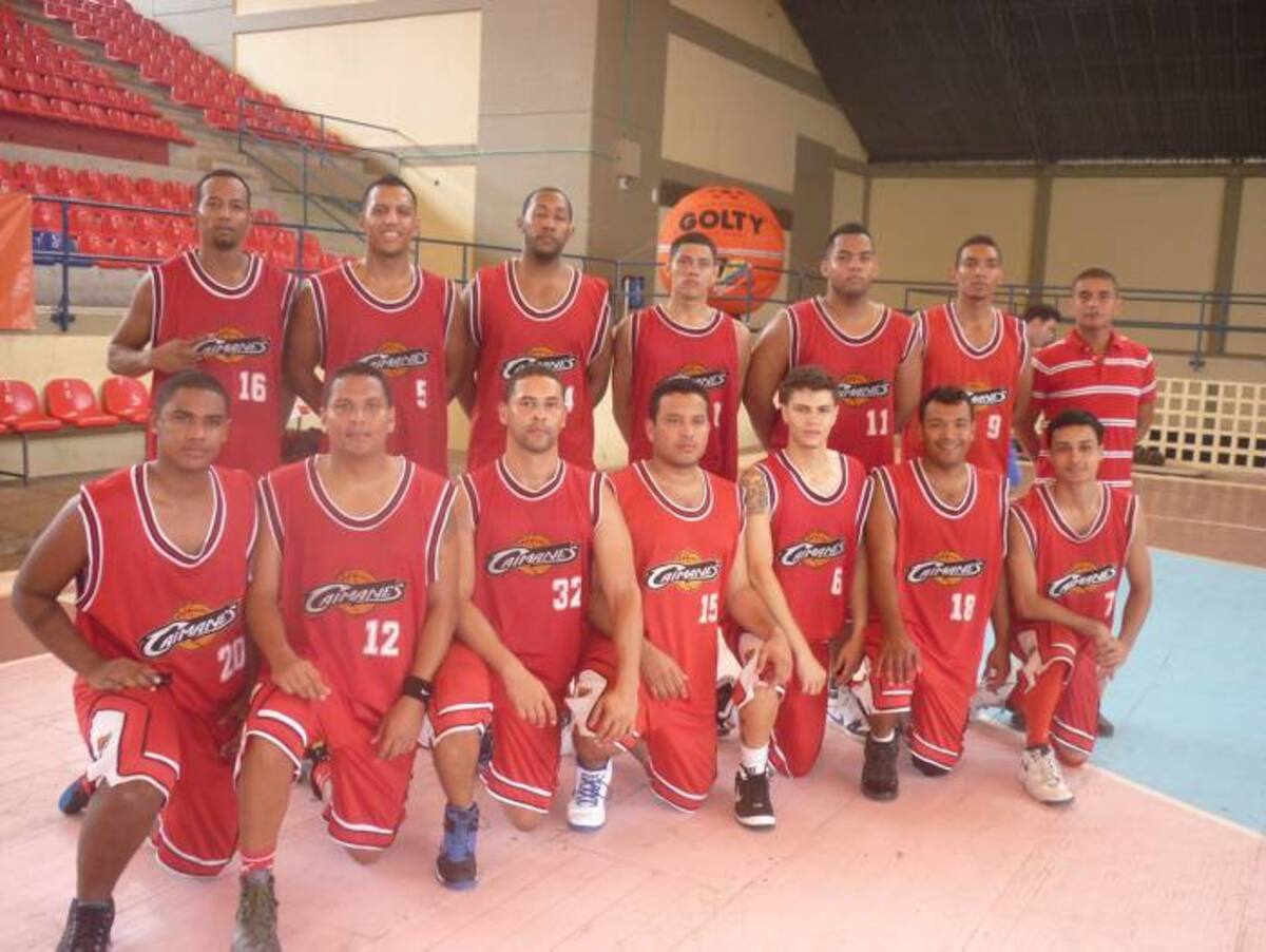 Equipo Caimanes de Barranquilla, una de las atracciones de la Copa Caribe de Baloncesto. Cortesia