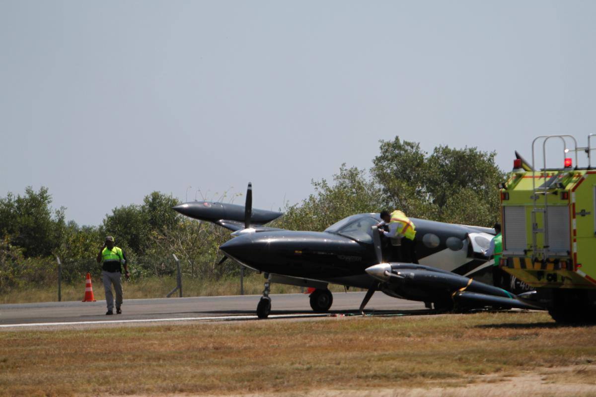 Vuelos afectados por emergencia de avioneta en aeropuerto de Cartagena