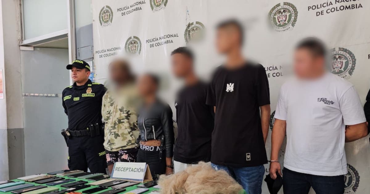 Gang that stole 32 cell phones at Barranquilla Carnival Falls