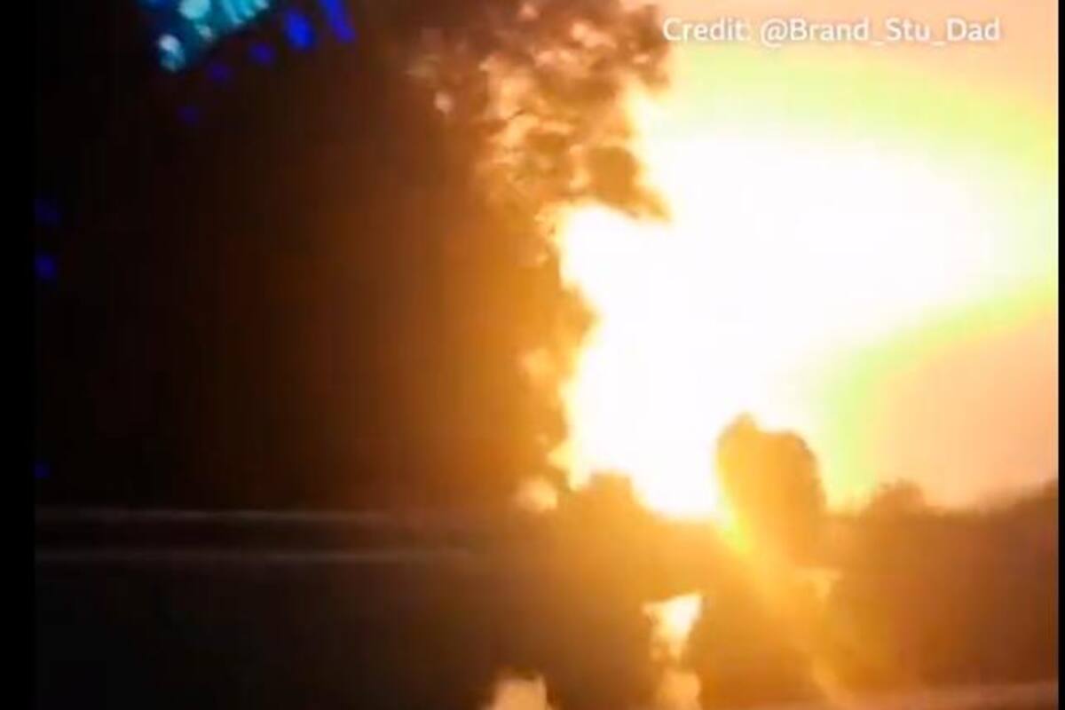 “Bola de fuego”: Explosión en Oxford, Reino Unido, se apoderó del cielo