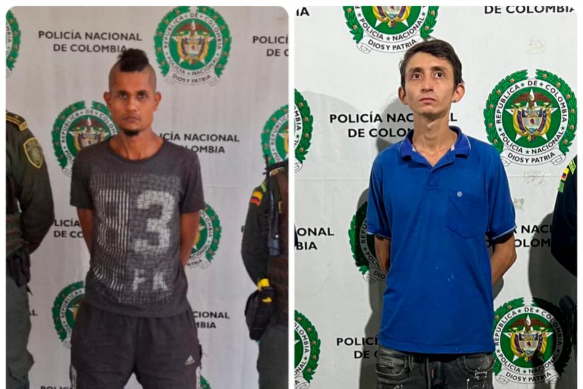 ‘El Rolo’ y ‘el Piloto’ intentaron huir pero fueron sorprendidos con drogas