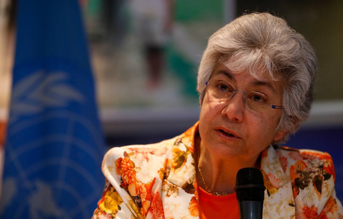La Alta Comisionada Adjunta de las Naciones Unidas para los Derechos Humanos, Flavia Pansieri COLPRENSA