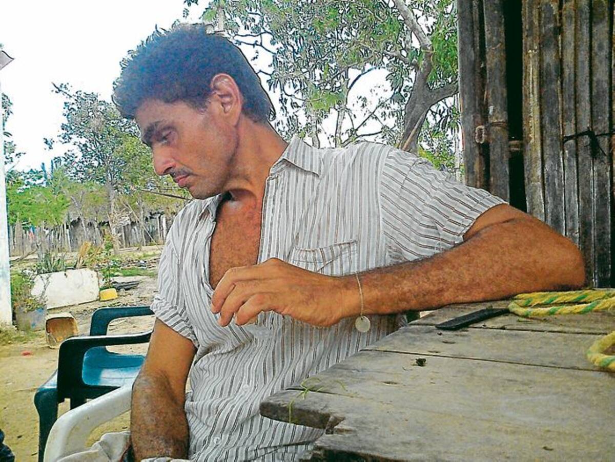 Guarlin Soto, está ciego y tres de sus hijos están a punto de perder la vista. ESPECIAL PARA EL UNIVERSAL