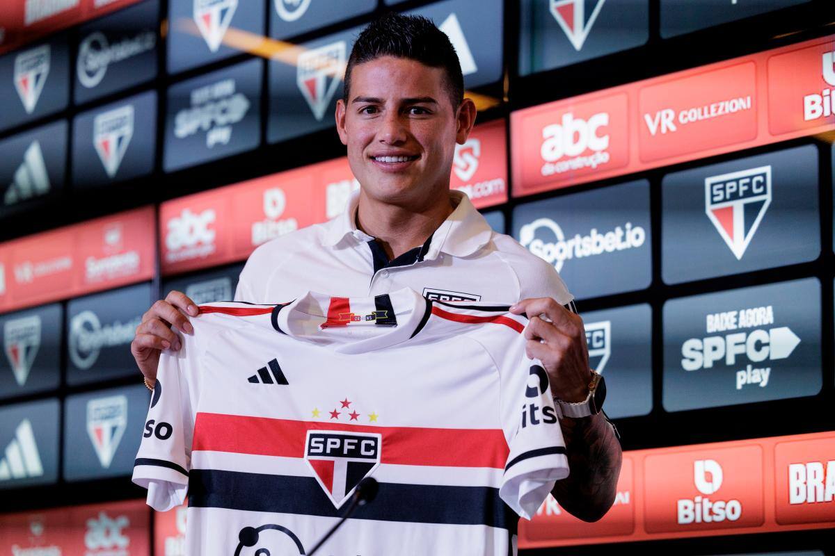 Video: las primeras palabras de James Rodríguez como jugador de Sao Paulo