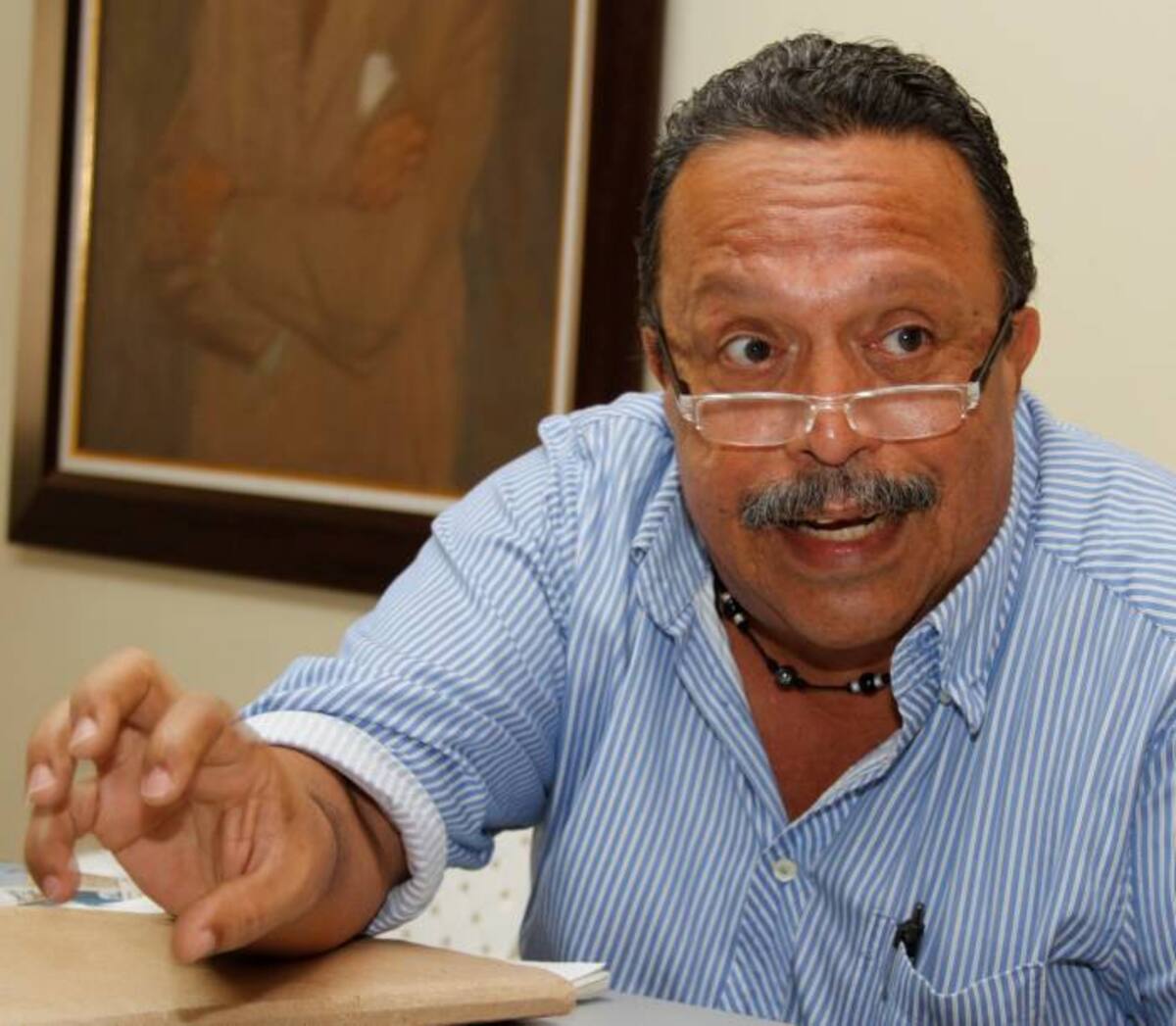 Haroldo 'el Goyo' Payares, arquitecto quien dice saber de mafias en Corvivienda. Maruja Parra