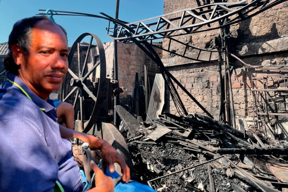 Video: cruel relato tras incendio en Bazurto que dejó a 8 familias sin ingresos