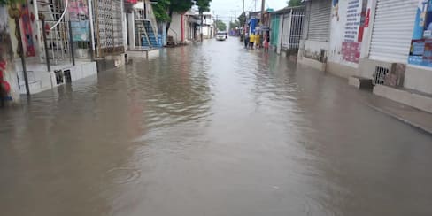 Cartagena bajo lluvia: se reportan las primeras emergencias