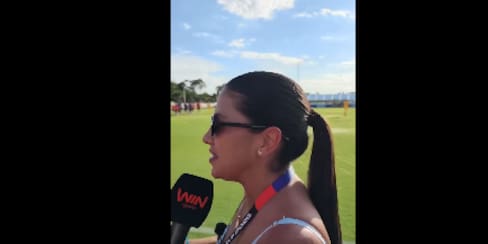 Video: Sheyla García, la periodista de Win Sports que lloró al conocer a Cristiano Ronaldo
