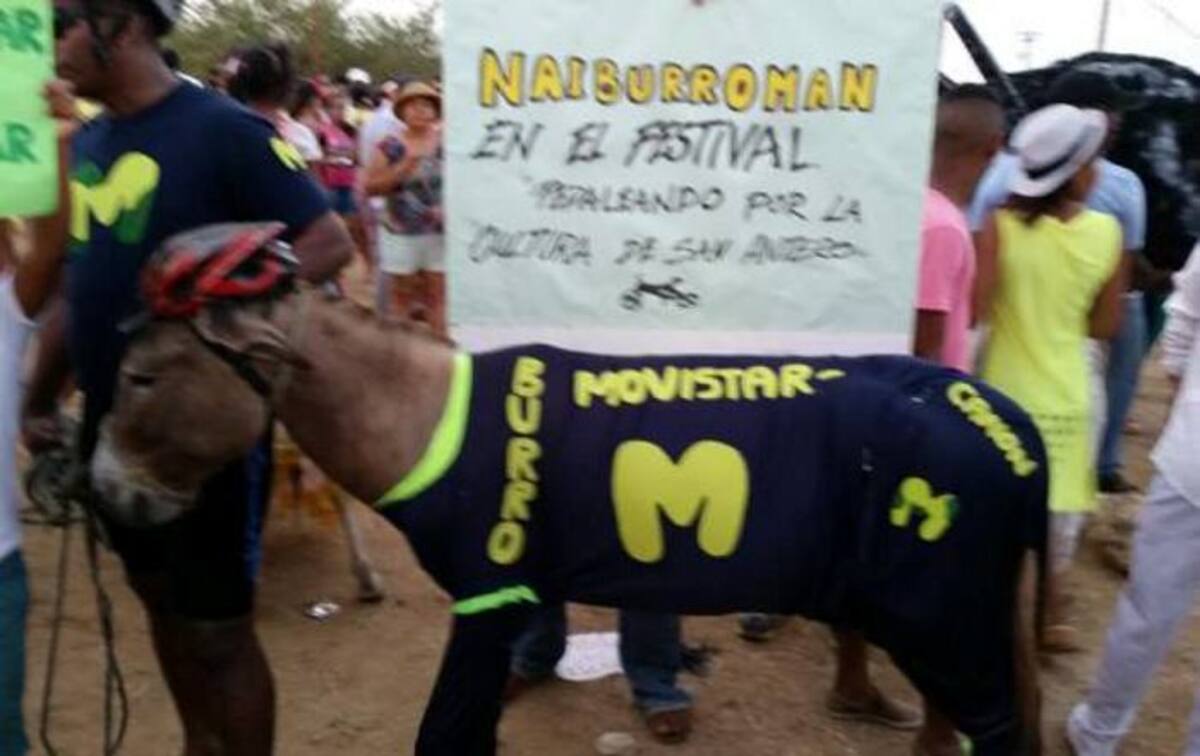 Naiburroman también participó del Festival Nacional del Burro. Foto: Nidia Serrano
