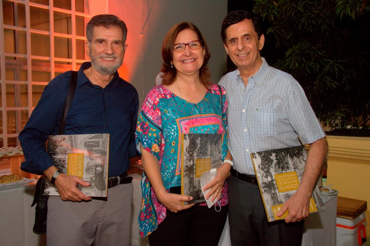 Alberto Samudio, Judith Araújo de Paniza y Guillermo Paniza Ricardo.//Foto: Luis Eduardo Herrán - El Universal