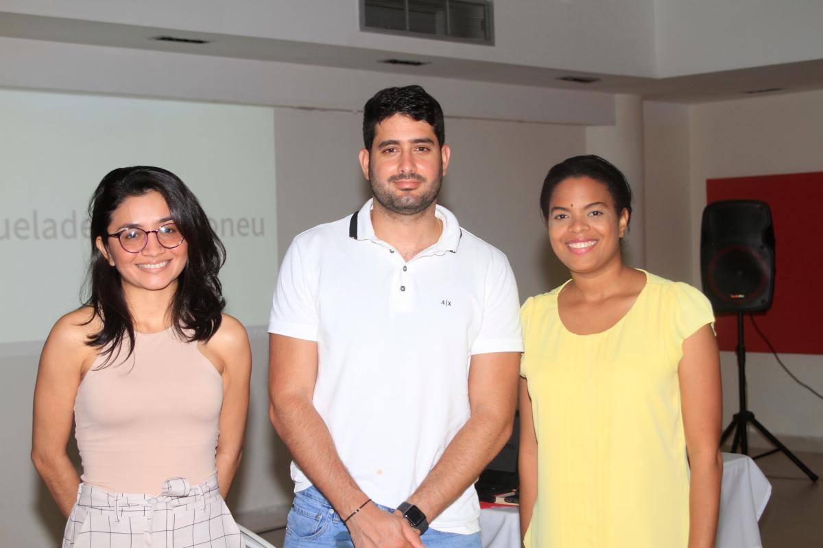 Laura Anaya Garrido, Aziz Báladi Rodríguez y Yuranis Mejía Morales.//Foto: Óscar Díaz - El Universal.