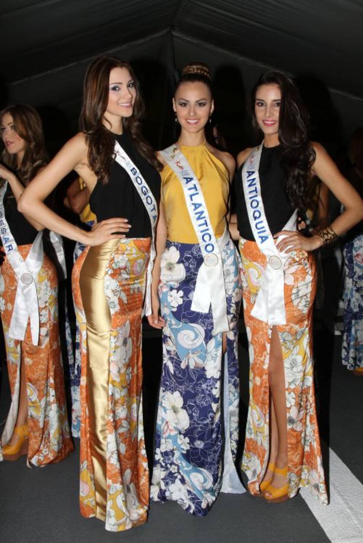 Bogotá, Paula Clavijo; Atlántico, María Camila Soleibe y Antioquia, Alejandra Ochoa. MARUJA PARRA