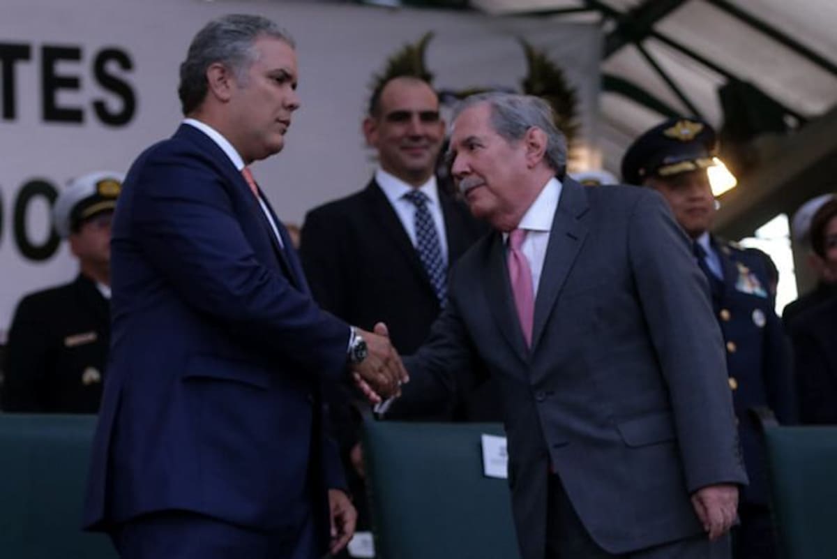 Posesión de Guillermo Botero, como nuevo ministro de Defensa. Colprensa