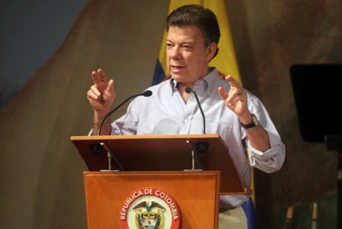 Juan Manuel Santos, presidente de Colombia. Oscar Diaz Acosta, El Universal
