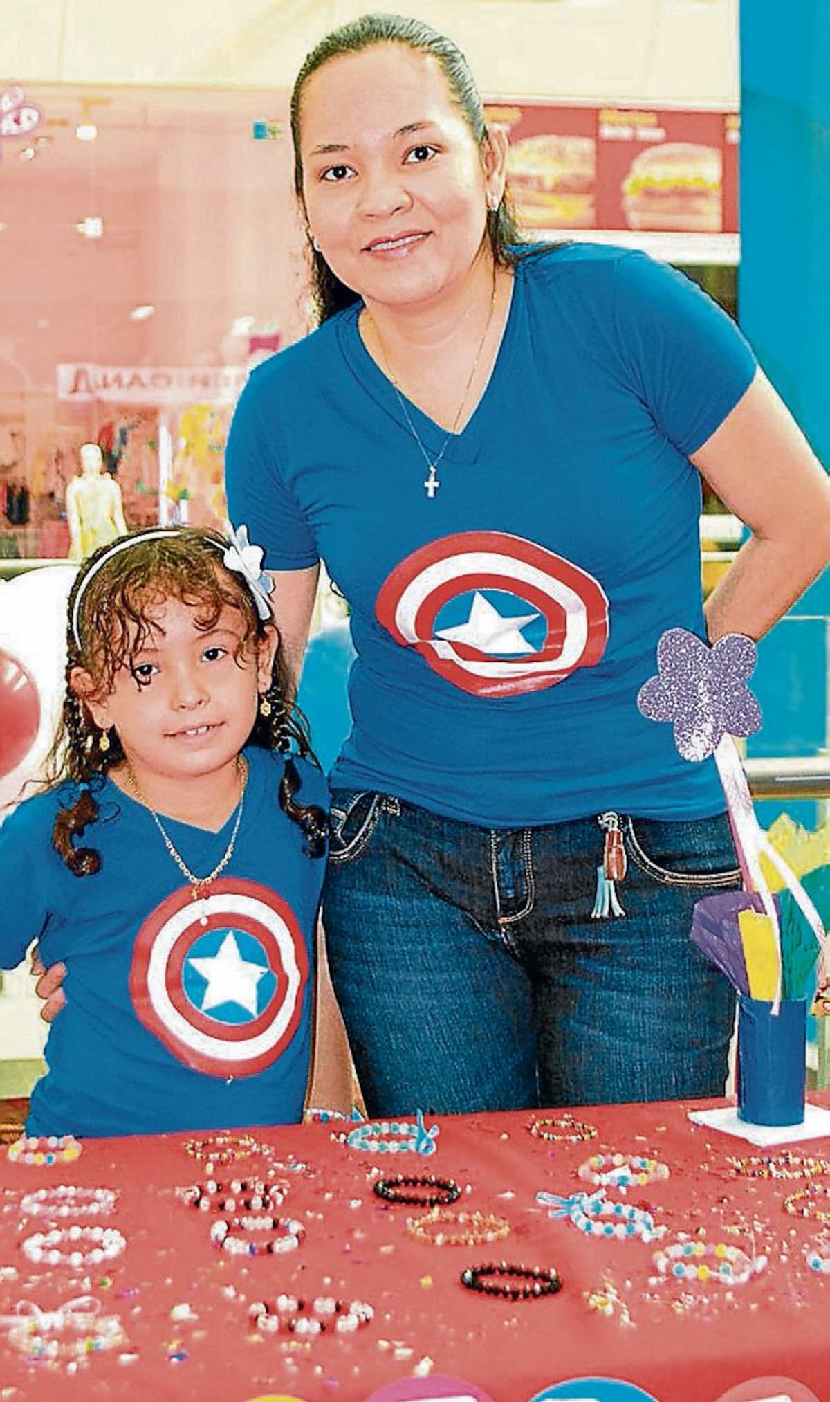 Salomé Salcedo y Liney Mendoza.