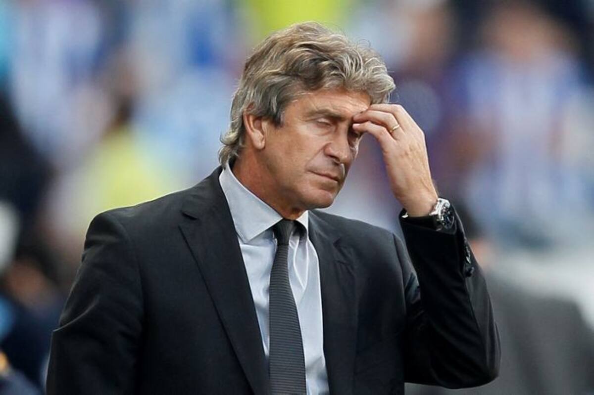 El técnico chileno Manuel Pellegrini. AP Paul White