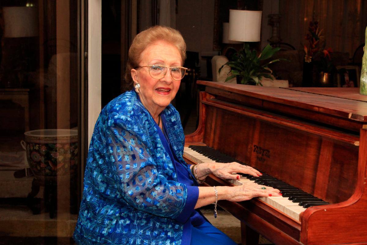 Judith Porto de González acostrumbraba a tocar el piano.