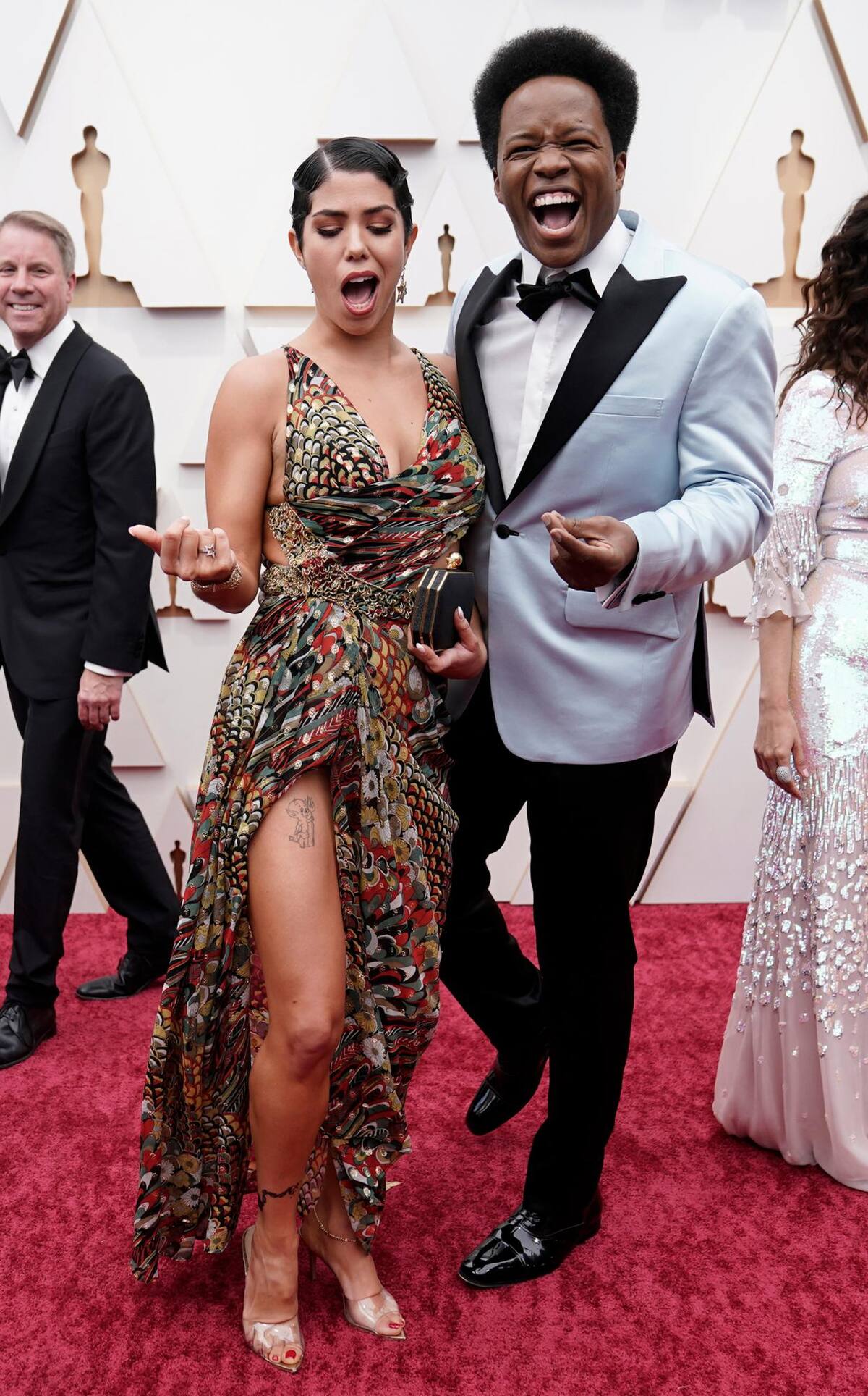 Jessica Darrow y Mauro Castillo.//Foto: AP.