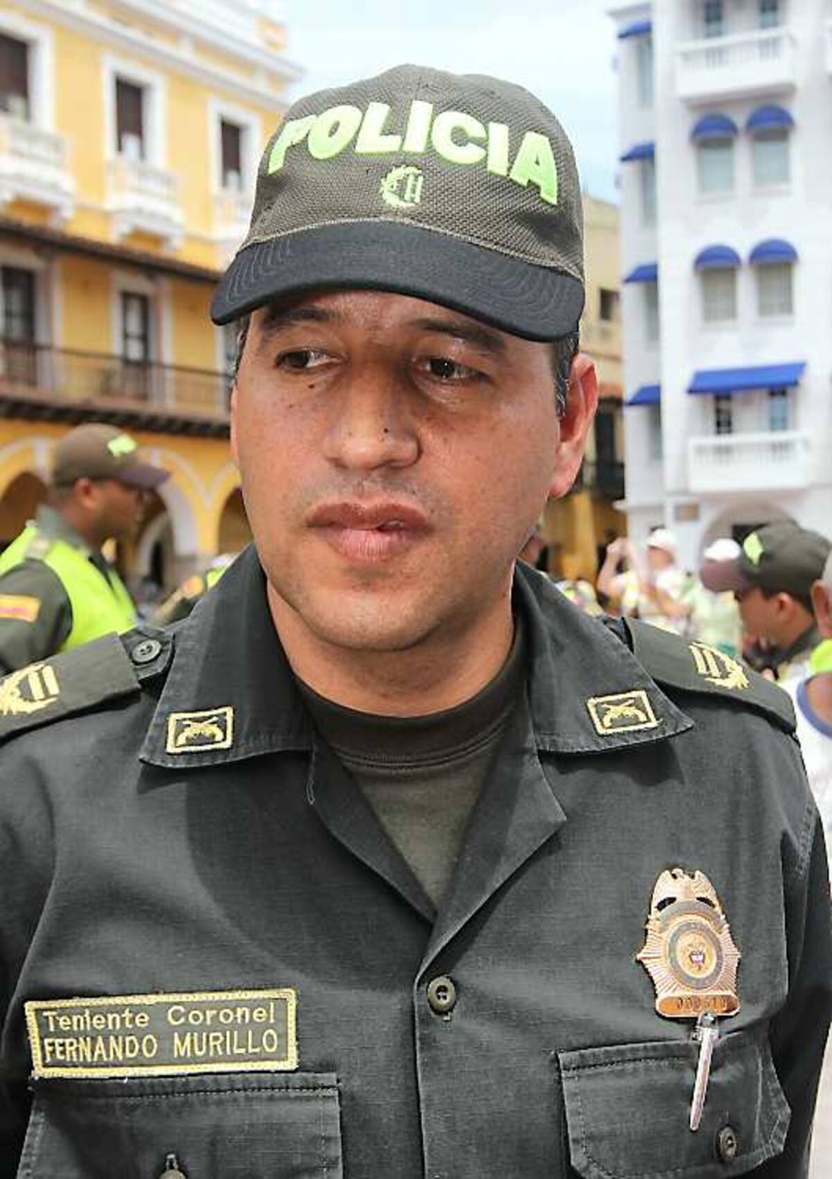 Teniente coronel Fernando Murillo, subcomandante de la Policía Metropolitana de Cartagena. AROLDO MESTRE/ EL UNIVERSAL