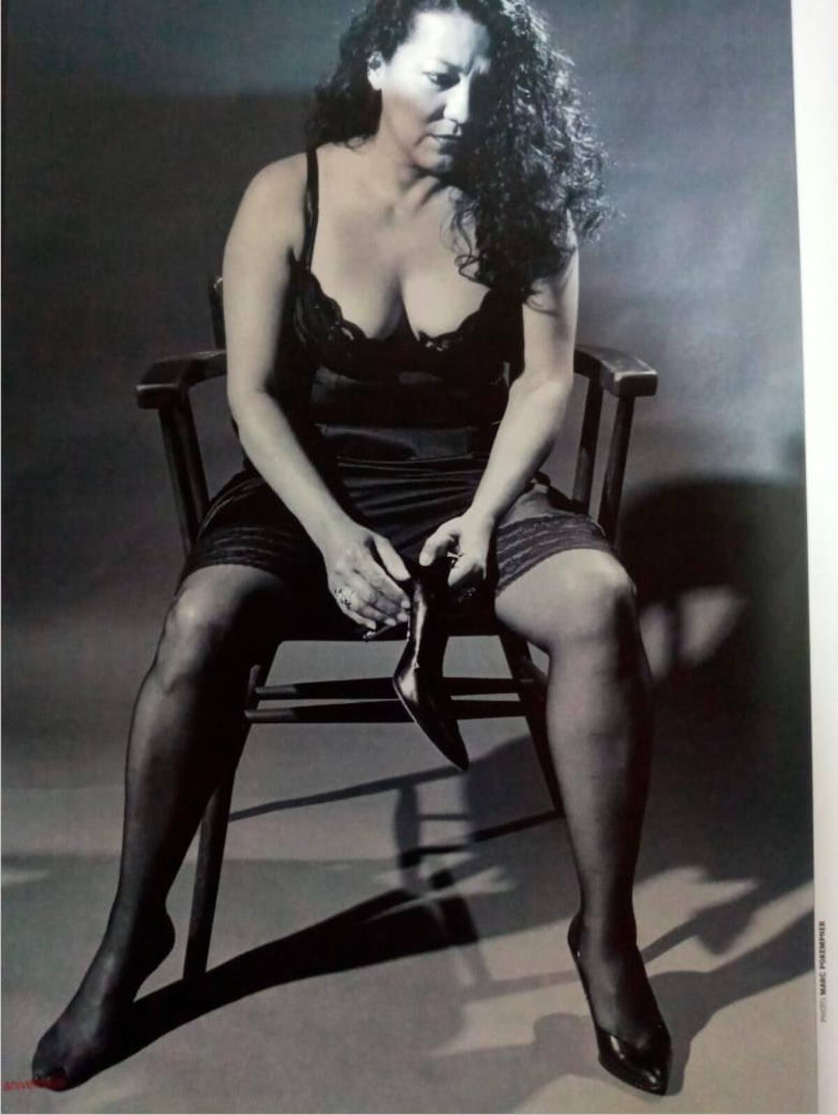 Rosario Vargas en escena.