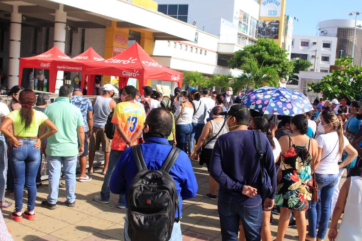 Muchos prefirieron las compras presenciales.