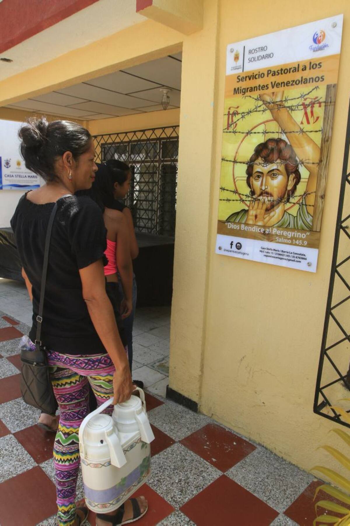 Al menos 600 venezolanos han sido atendidos en la casa de la Pastoral Social que abrió hace 55 días para atender a los recién llegados. Julio Castaño - El Universal