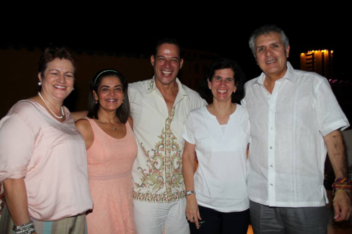 Isabel Cristina Mejía, Beatriz Restrepo, Edinson Ramírez, Martha Ujueta y Mario Correa FOTOS ZENIA VALDELAMAR/EL UNIVERSAL/