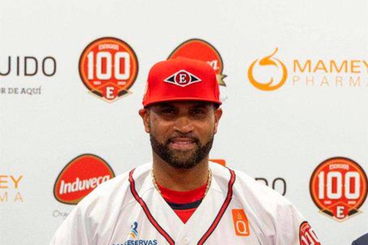 El legendario Albert Pujols dirigirá a los Leones del Escogido