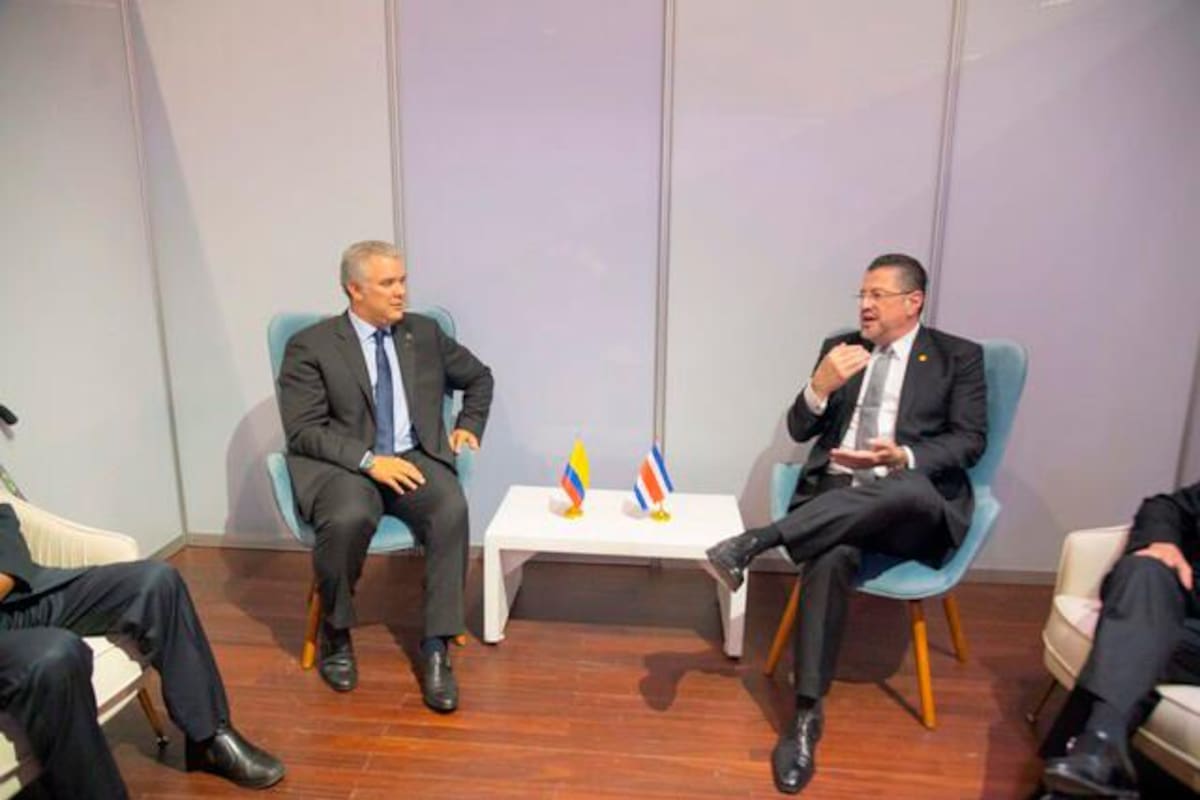 Presidente Duque asistió a la posesión del presidente electo de Costa Rica