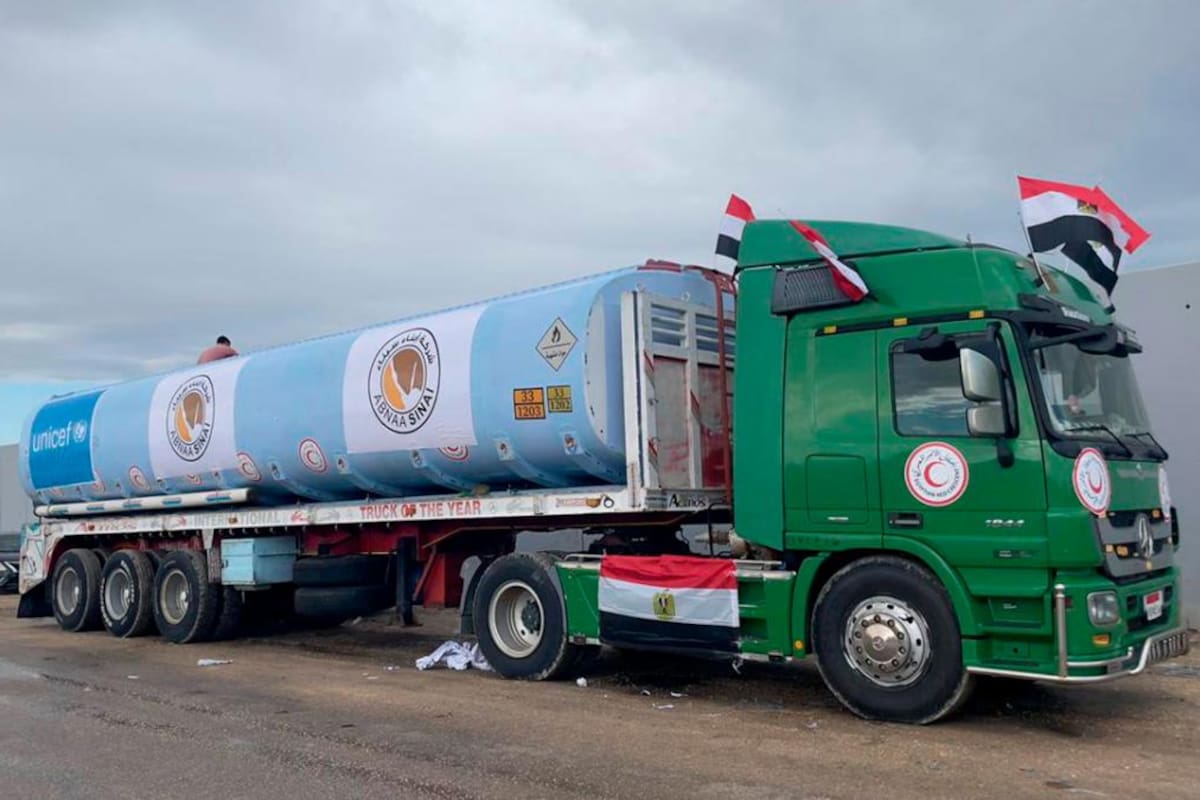 ¿Entran a Gaza camiones con combustible? Esto dicen los medios