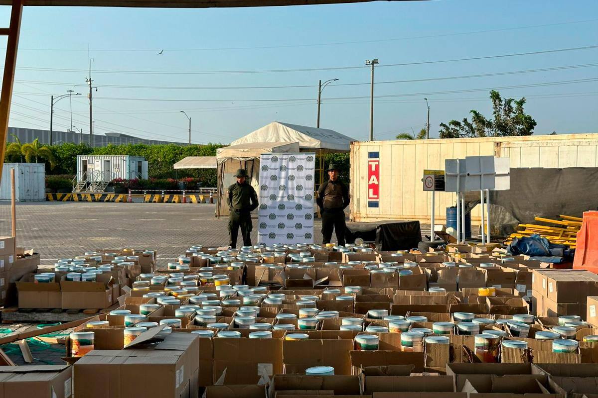 Hallan más de 2 toneladas de cocaína que iban del Puerto de Cartagena a Europa