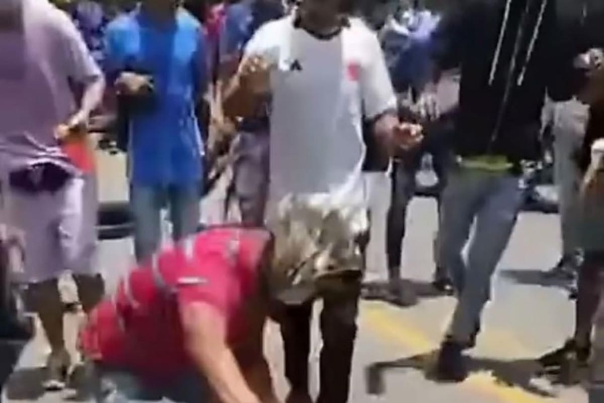 Destruyen sistema de fotomultas durante manifestaciones en Corozal