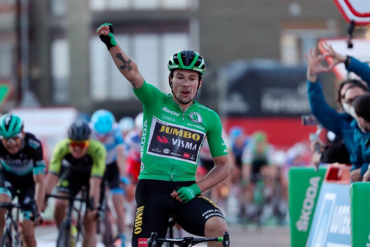 Primoz Roglic, muy letal, ganó su tercera etapa y es nuevo líder de la Vuelta a España