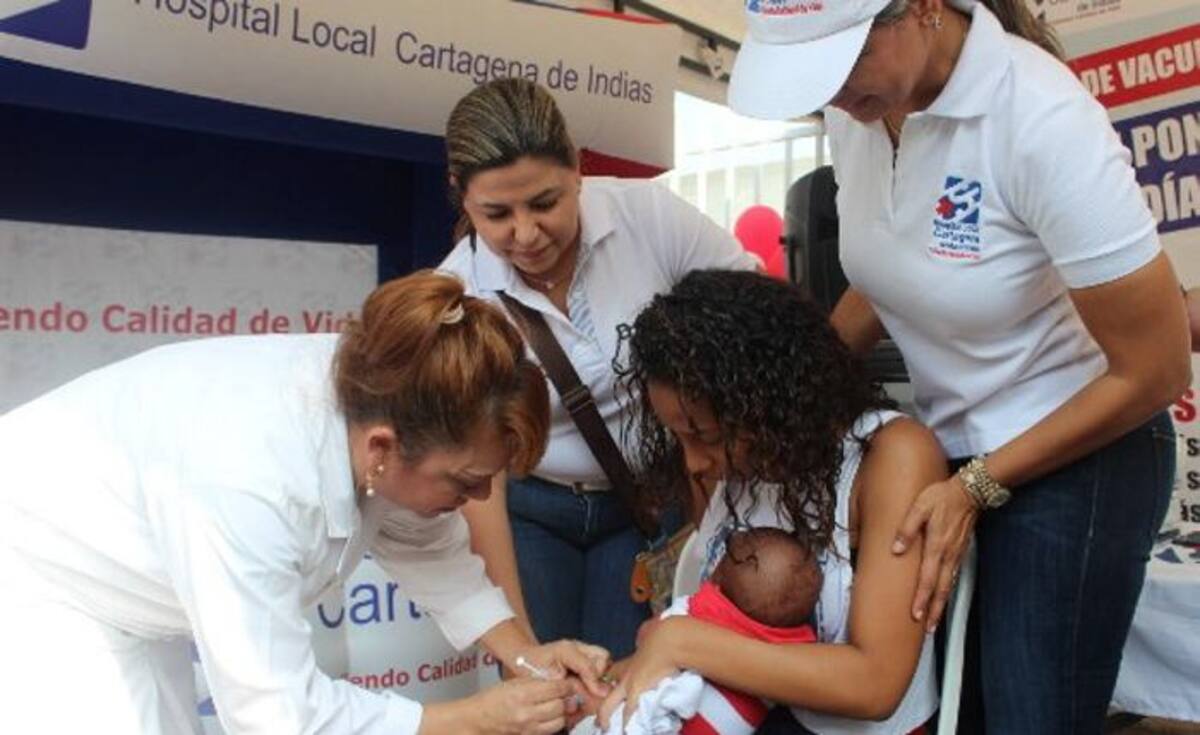 Cartagena superó las metas impuestas por el Ministerio Nacional de Salud en la I Jornada de Vacunación Nacional 2016.